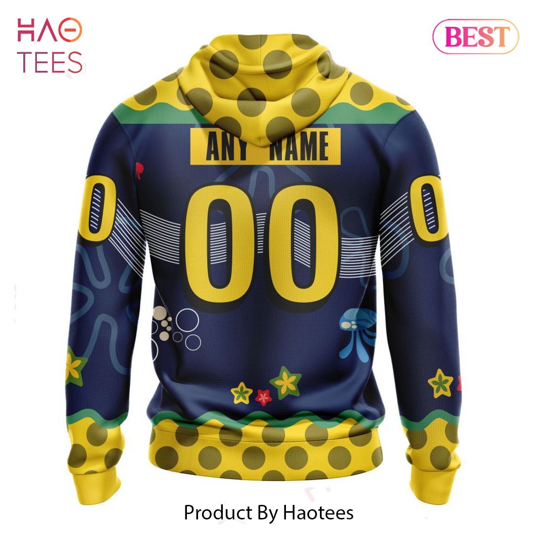 BEST NHL Buffalo Sabres Specialized Jersey With SpongeBob 3D Hoodie BEST NHL Buffalo Sabres Specialized Jersey With SpongeBob 3D Hoodie