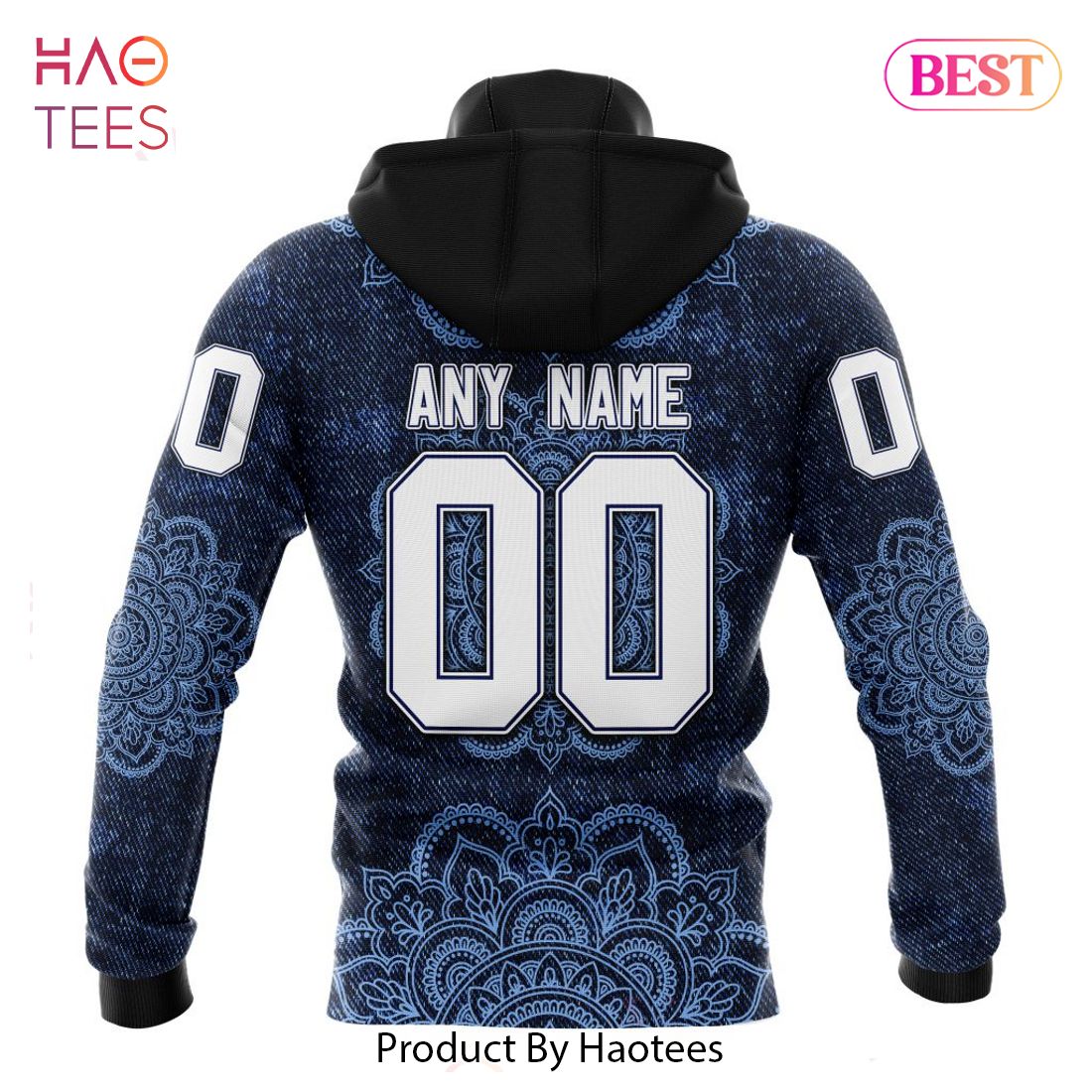 BEST NHL Buffalo Sabres Specialized Mandala Style 3D Hoodie BEST NHL Buffalo Sabres Specialized Mandala Style 3D Hoodie