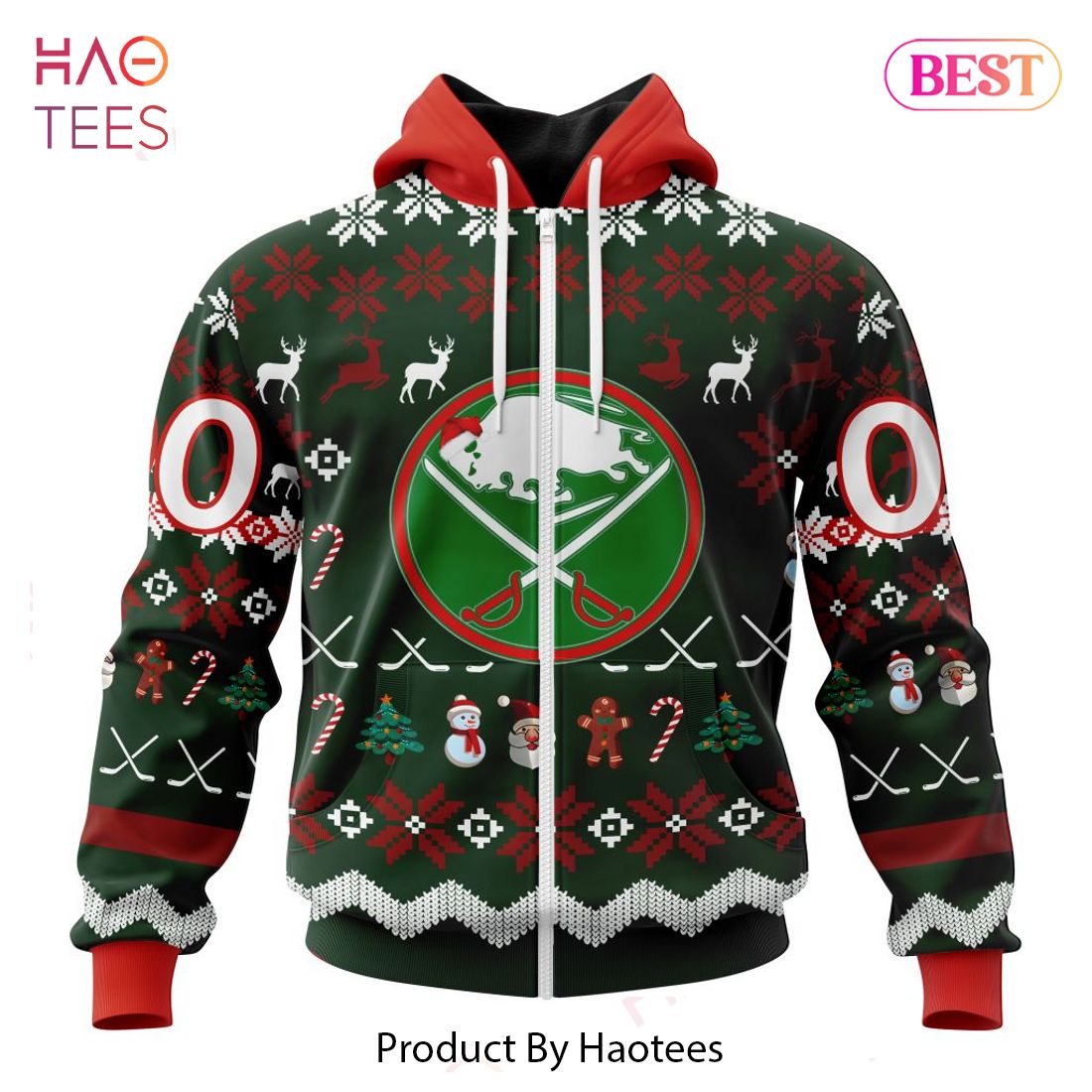 BEST NHL Buffalo Sabres Specialized Unisex Christmas Is Coming 3D Hoodie BEST NHL Buffalo Sabres Specialized Unisex Christmas Is Coming 3D Hoodie
