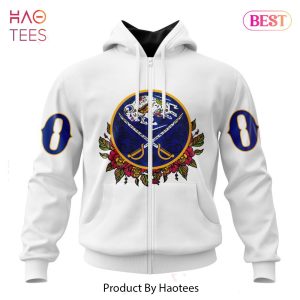 BEST NHL Buffalo Sabres Specialized Unisex Kits Dia De Muertos 3D Hoodie
