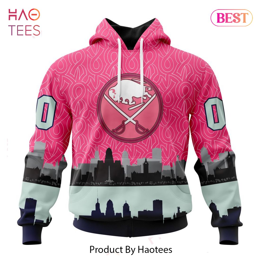 BEST NHL Buffalo Sabres Specialized Unisex Kits Hockey Fights Against Cancer 3D Hoodie