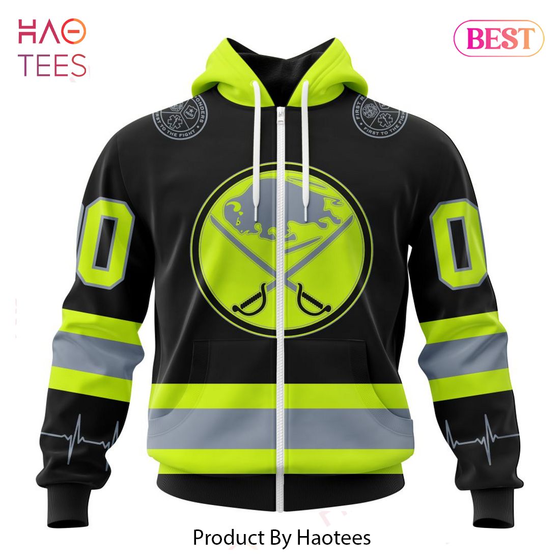 BEST NHL Buffalo Sabres Specialized Unisex Kits With FireFighter Uniforms Color 3D Hoodie BEST NHL Buffalo Sabres Specialized Unisex Kits With FireFighter Uniforms Color 3D Hoodie