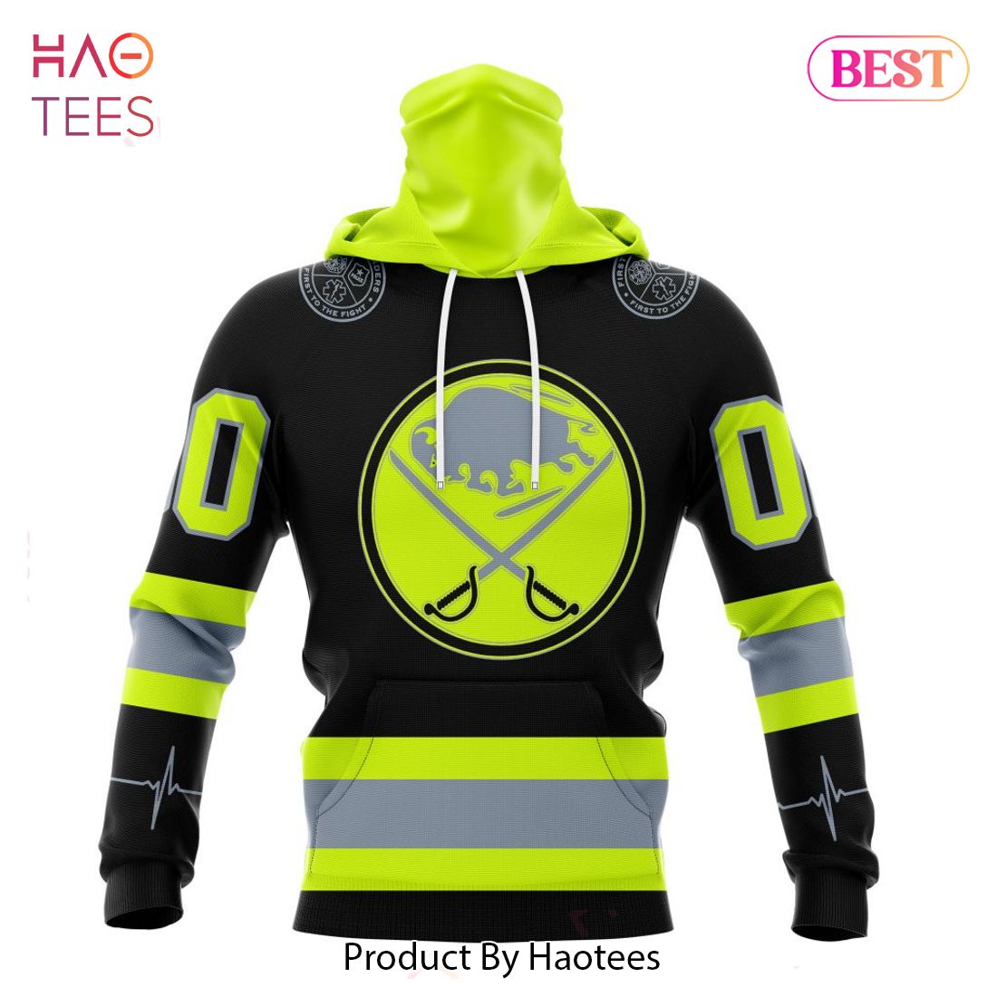 BEST NHL Buffalo Sabres Specialized Unisex Kits With FireFighter Uniforms Color 3D Hoodie BEST NHL Buffalo Sabres Specialized Unisex Kits With FireFighter Uniforms Color 3D Hoodie