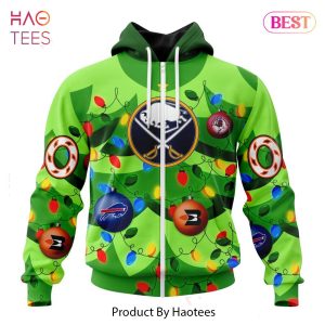BEST NHL Buffalo Sabres Specialized Unisex Kits With Unisex Kits With Christmass Tree Color And City’s Sport Teams 3D Hoodie