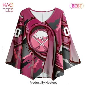 BEST NHL Buffalo Sabres Specialized Women’s V-neck T-shirt Fights Against Cancer 3D Hoodie