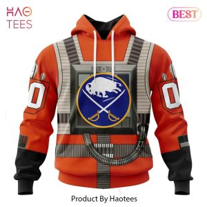BEST NHL Buffalo Sabres Star Wars Rebel Pilot Design 3D Hoodie