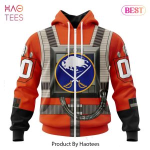 BEST NHL Buffalo Sabres Star Wars Rebel Pilot Design 3D Hoodie