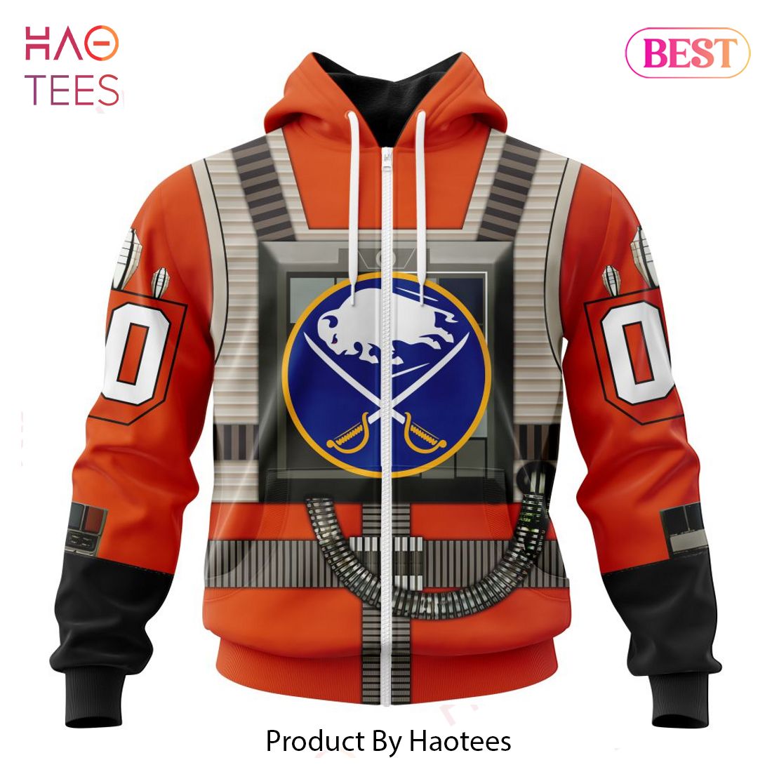 BEST NHL Buffalo Sabres Star Wars Rebel Pilot Design 3D Hoodie BEST NHL Buffalo Sabres Star Wars Rebel Pilot Design 3D Hoodie