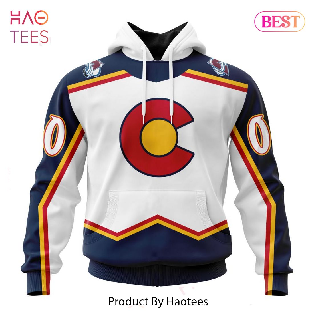 BEST NHL Colorado Avalanche Reverse Retro Kits 2023 3D Hoodie