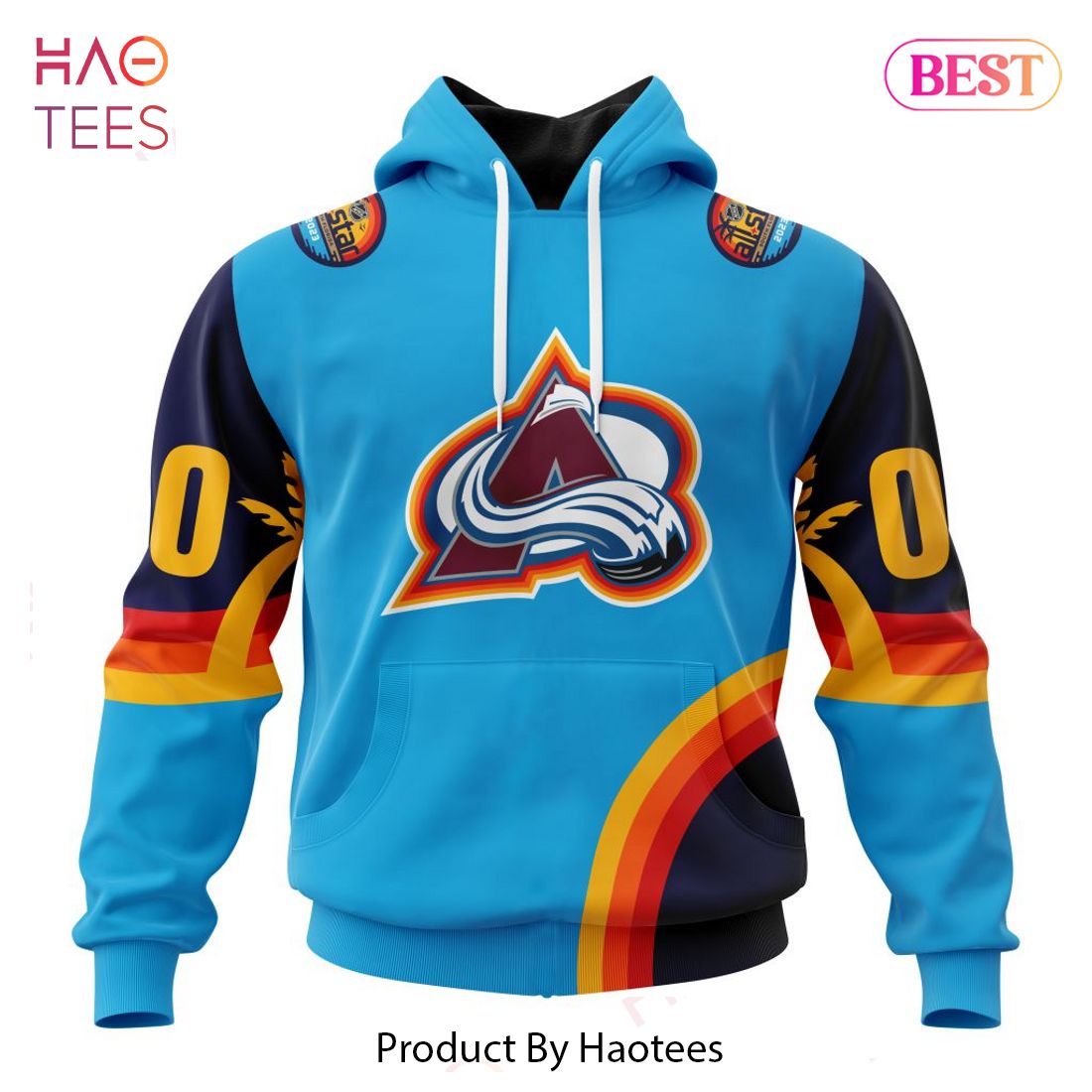 BEST NHL Colorado Avalanche Special ALL-Star Game Design With Atlantic Ocean 3D Hoodie