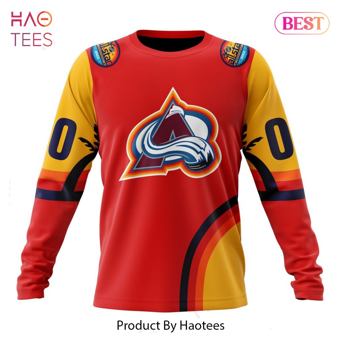 BEST NHL Colorado Avalanche Special ALL-Star Game Design With Florida Sunset 3D Hoodie BEST NHL Colorado Avalanche Special ALL-Star Game Design With Florida Sunset 3D Hoodie
