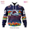 BEST NHL Colorado Avalanche Special Autism Awareness Design 3D Hoodie