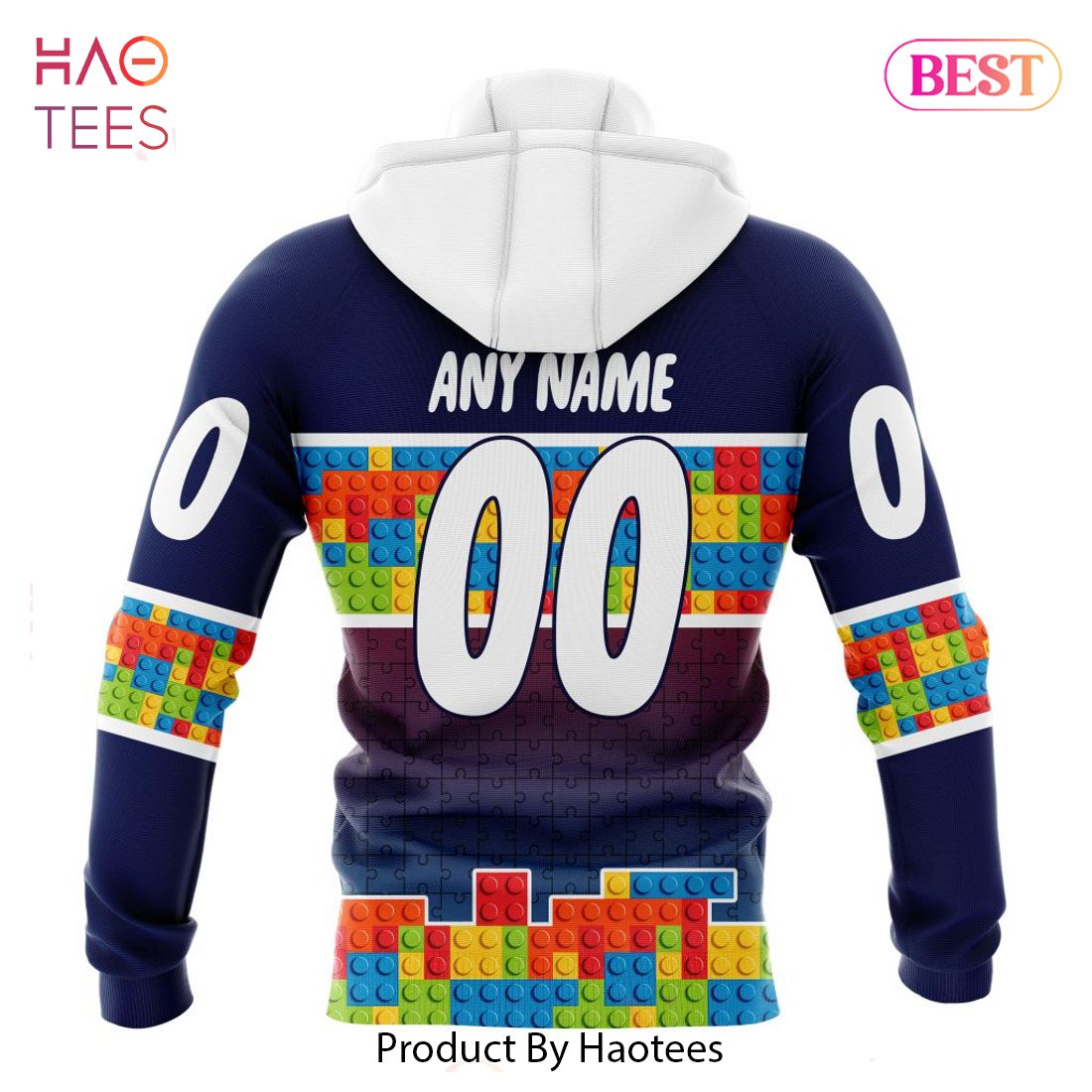 BEST NHL Colorado Avalanche Special Autism Awareness Design 3D Hoodie BEST NHL Colorado Avalanche Special Autism Awareness Design 3D Hoodie