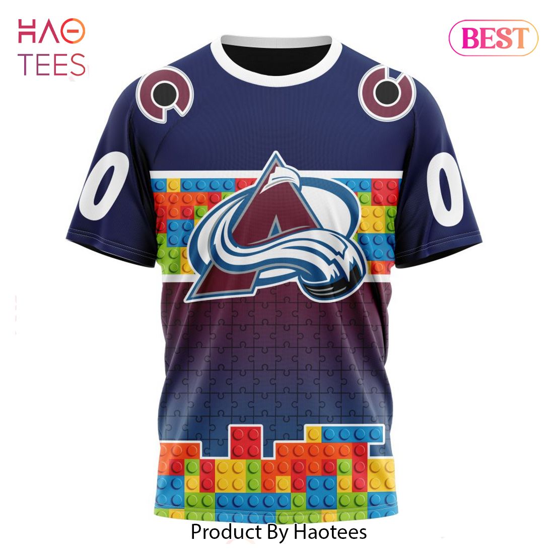 BEST NHL Colorado Avalanche Special Autism Awareness Design 3D Hoodie BEST NHL Colorado Avalanche Special Autism Awareness Design 3D Hoodie