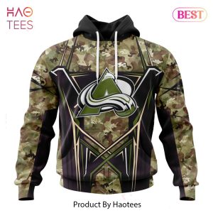 BEST NHL Colorado Avalanche Special Camo Color Design 3D Hoodie