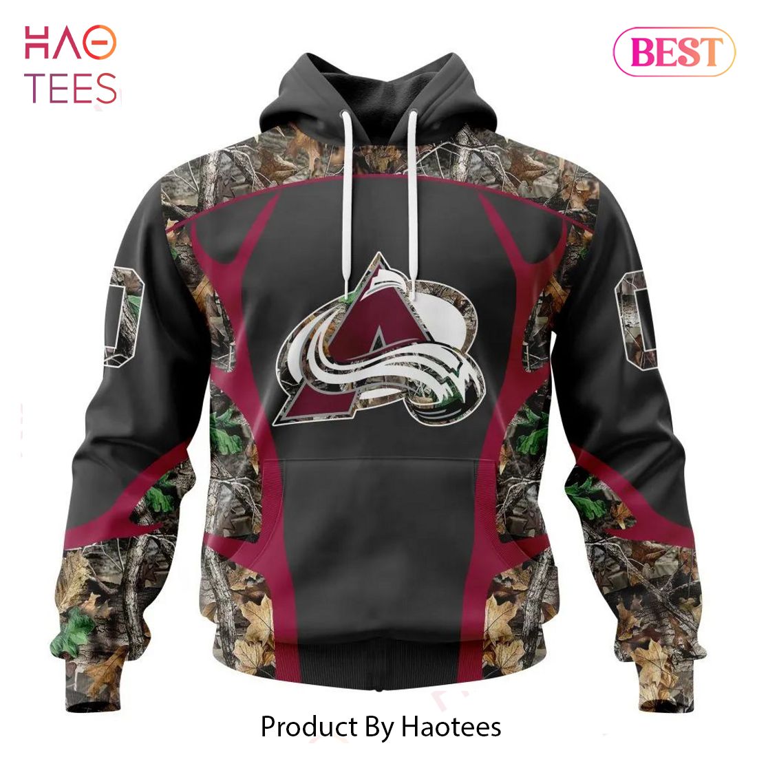 BEST NHL Colorado Avalanche Special Camo Hunting Design V2302 3D Hoodie