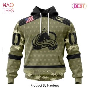BEST NHL Colorado Avalanche Special Camo Military Appreciation 3D Hoodie
