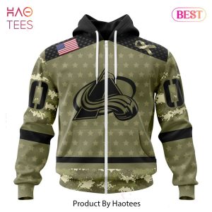 BEST NHL Colorado Avalanche Special Camo Military Appreciation 3D Hoodie