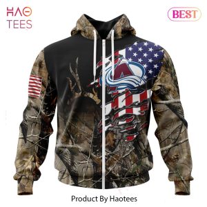 BEST NHL Colorado Avalanche Special Camo Realtree Hunting 3D Hoodie