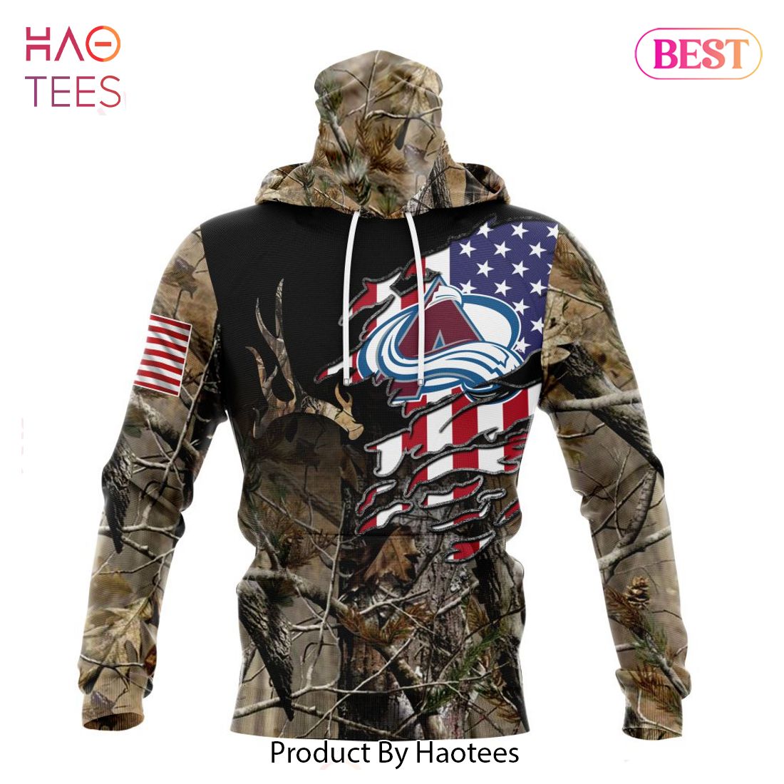 BEST NHL Colorado Avalanche Special Camo Realtree Hunting 3D Hoodie BEST NHL Colorado Avalanche Special Camo Realtree Hunting 3D Hoodie