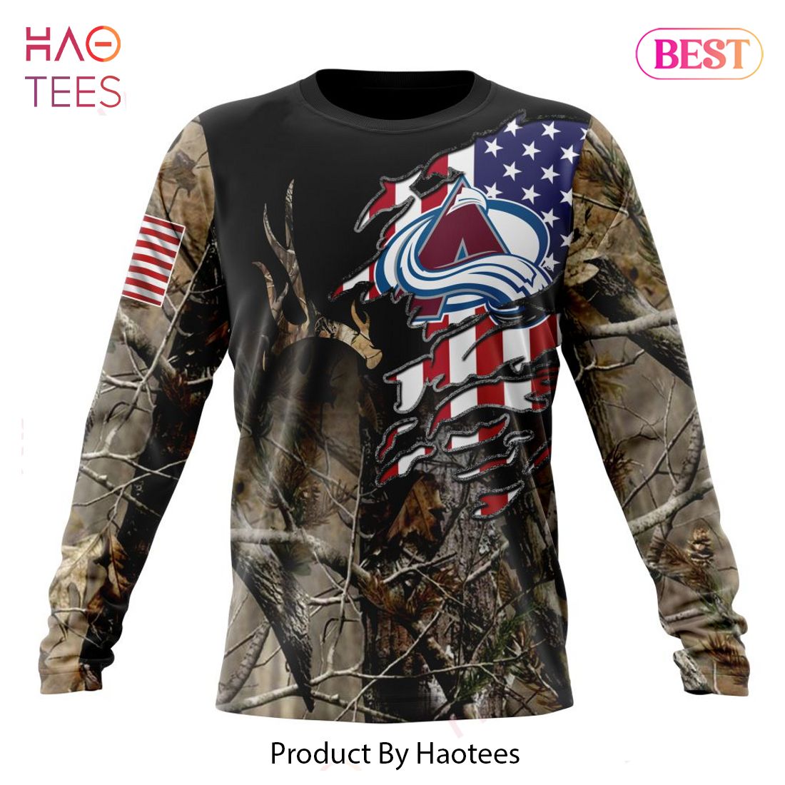 BEST NHL Colorado Avalanche Special Camo Realtree Hunting 3D Hoodie BEST NHL Colorado Avalanche Special Camo Realtree Hunting 3D Hoodie