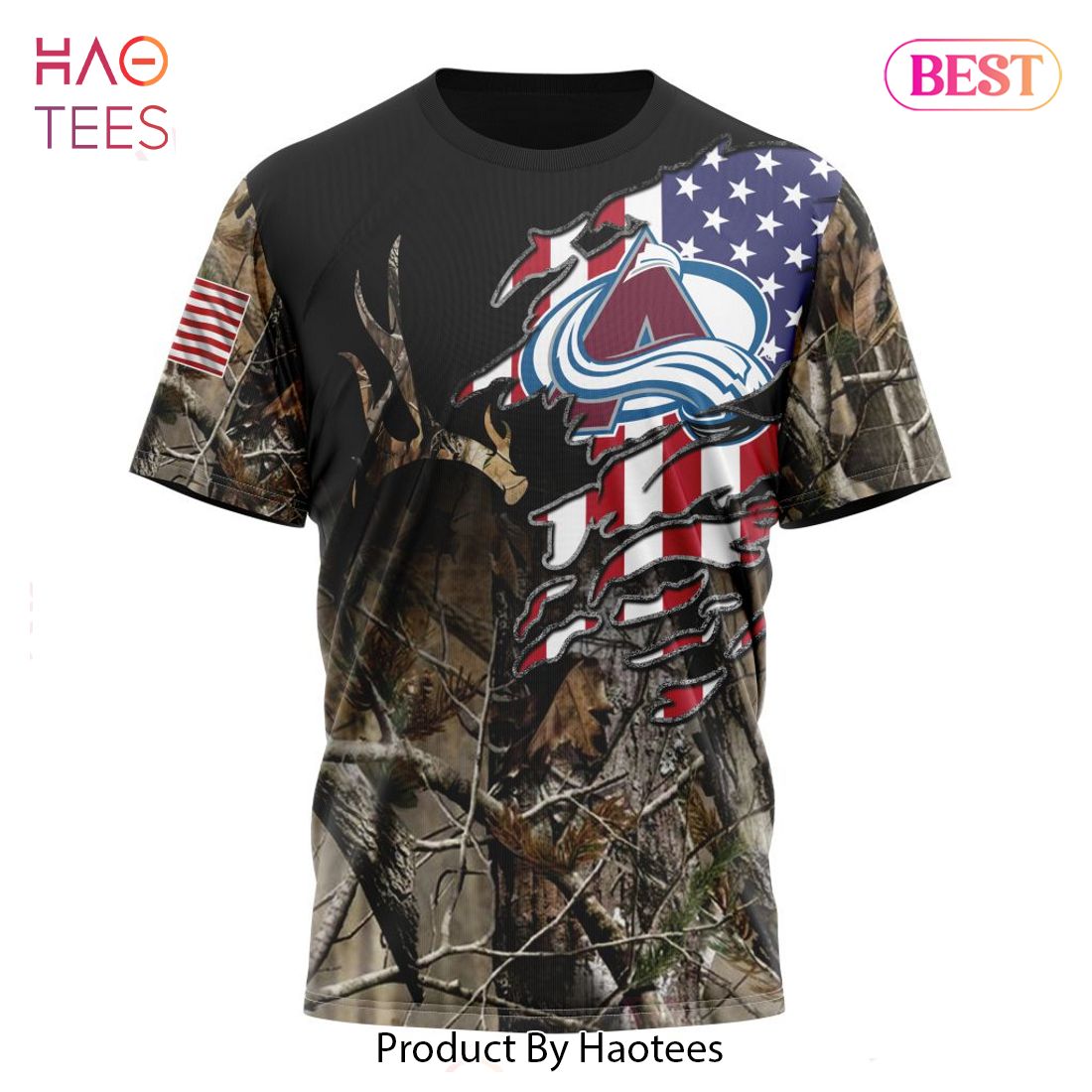 BEST NHL Colorado Avalanche Special Camo Realtree Hunting 3D Hoodie BEST NHL Colorado Avalanche Special Camo Realtree Hunting 3D Hoodie