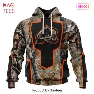 BEST NHL Colorado Avalanche Special Camo Realtree Hunting ST2207 3D Hoodie