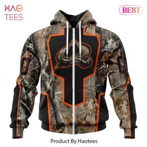 BEST NHL Colorado Avalanche Special Camo Realtree Hunting ST2207 3D Hoodie
