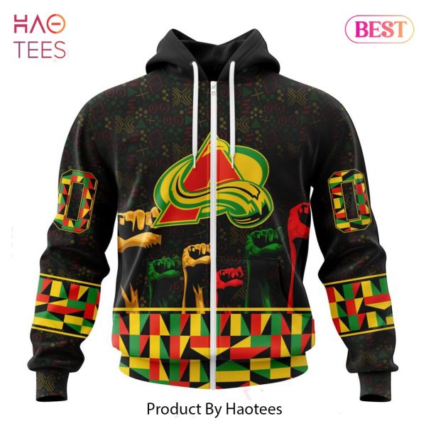 BEST NHL Colorado Avalanche Special Design Celebrate Black History Month 3D Hoodie