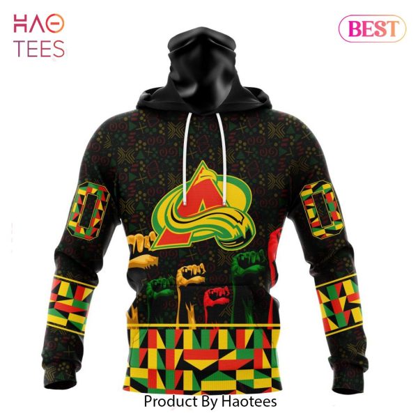 BEST NHL Colorado Avalanche Special Design Celebrate Black History Month 3D Hoodie
