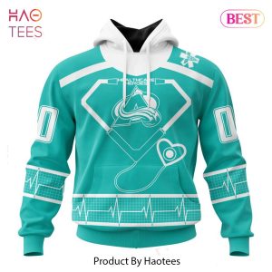 BEST NHL Colorado Avalanche Special Design Honoring Healthcare Heroes 3D Hoodie
