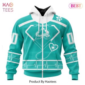 BEST NHL Colorado Avalanche Special Design Honoring Healthcare Heroes 3D Hoodie