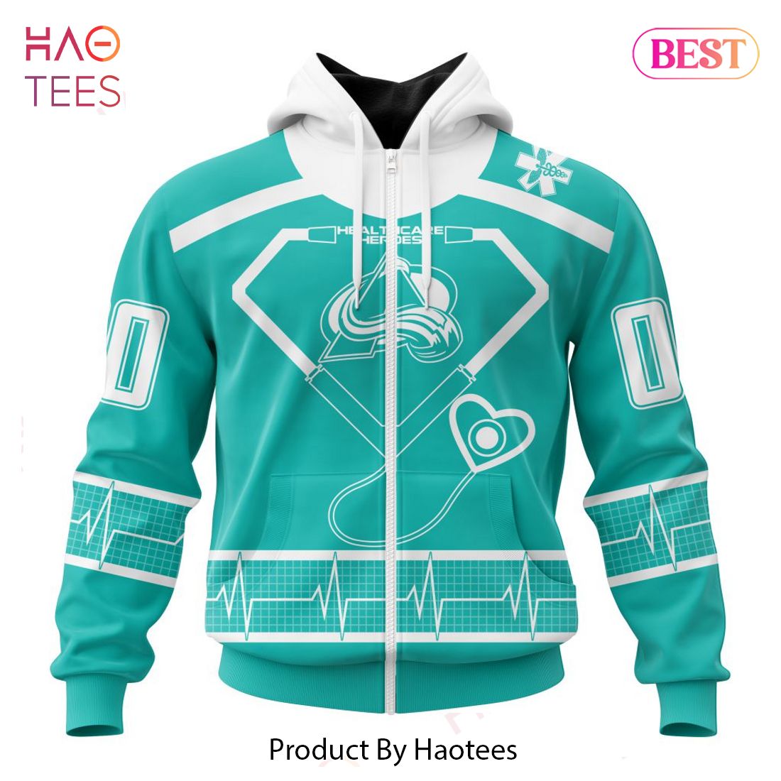BEST NHL Colorado Avalanche Special Design Honoring Healthcare Heroes 3D Hoodie BEST NHL Colorado Avalanche Special Design Honoring Healthcare Heroes 3D Hoodie