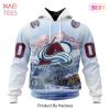 BEST NHL Colorado Avalanche Special Design With Skull Art 3D Hoodie BEST NHL Colorado Avalanche Special Design With Skull Art 3D Hoodie