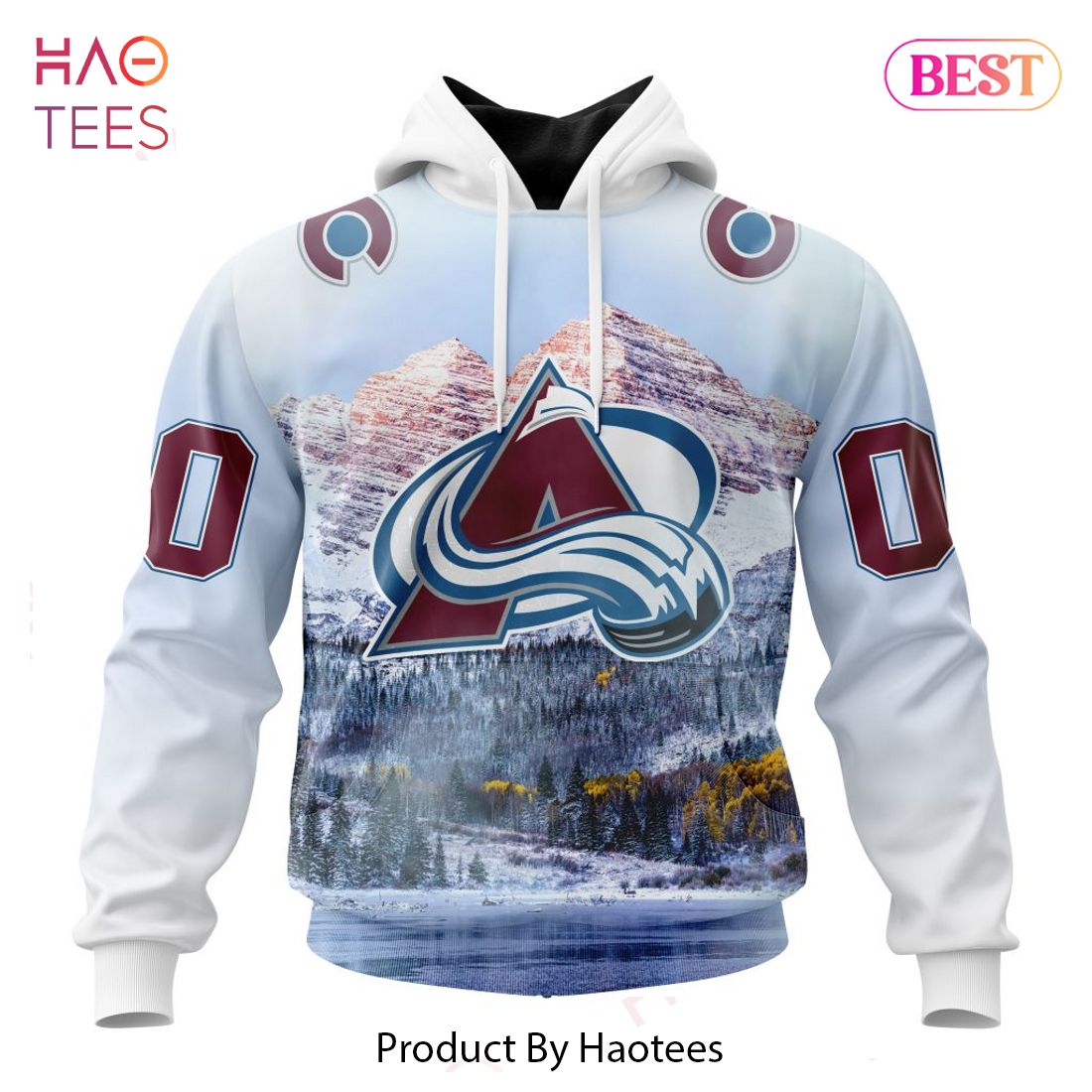 BEST NHL Colorado Avalanche Special Design With Rocky Mountain 3D Hoodie