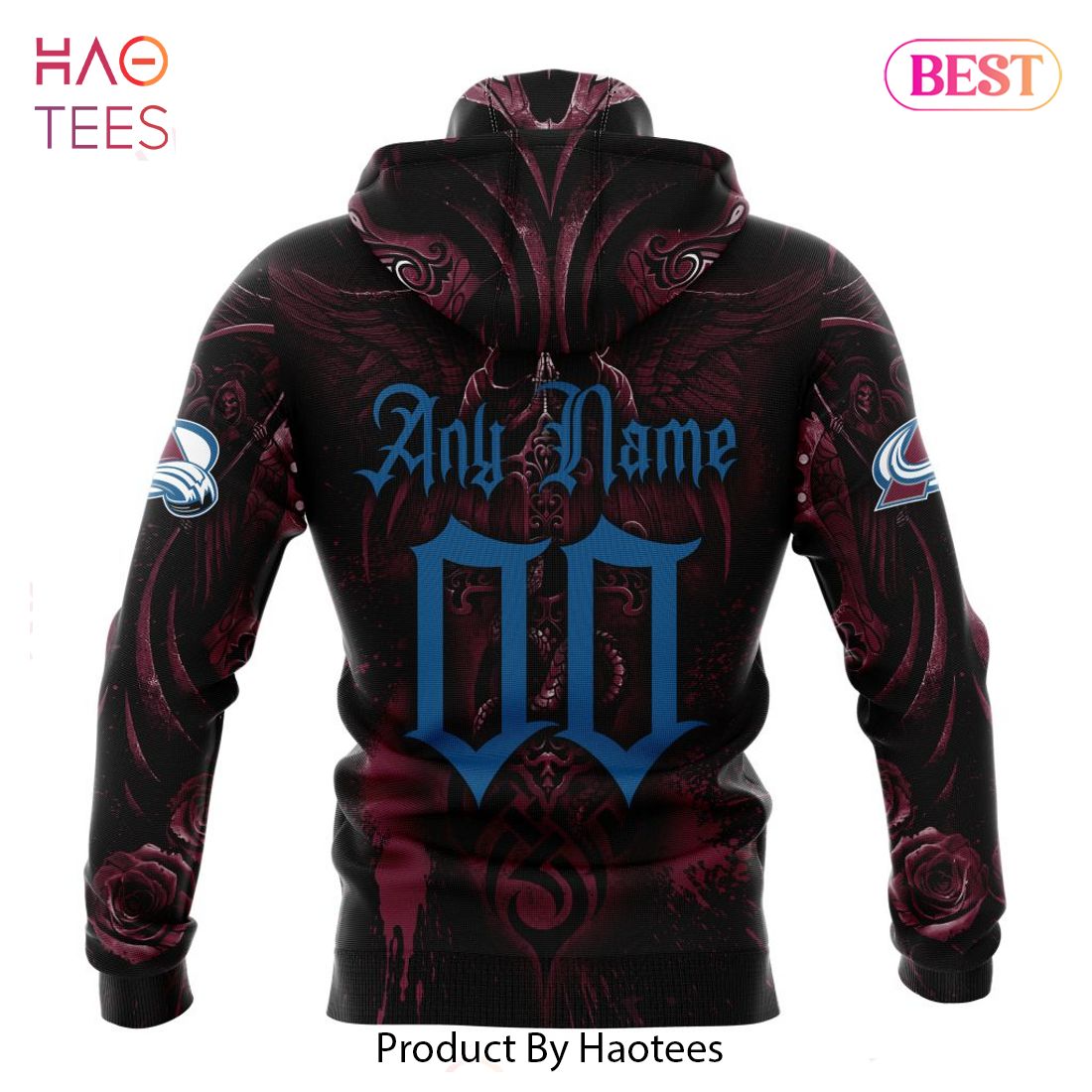 BEST NHL Colorado Avalanche Special Design With Skull Art 3D Hoodie BEST NHL Colorado Avalanche Special Design With Skull Art 3D Hoodie