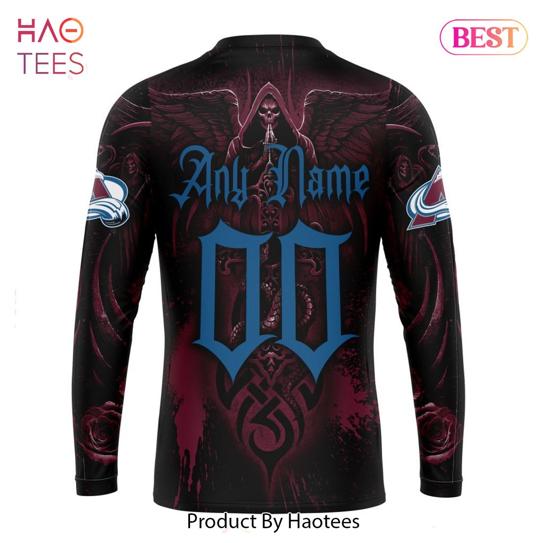 BEST NHL Colorado Avalanche Special Design With Skull Art 3D Hoodie BEST NHL Colorado Avalanche Special Design With Skull Art 3D Hoodie