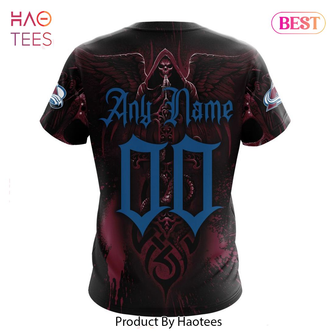 BEST NHL Colorado Avalanche Special Design With Skull Art 3D Hoodie BEST NHL Colorado Avalanche Special Design With Skull Art 3D Hoodie