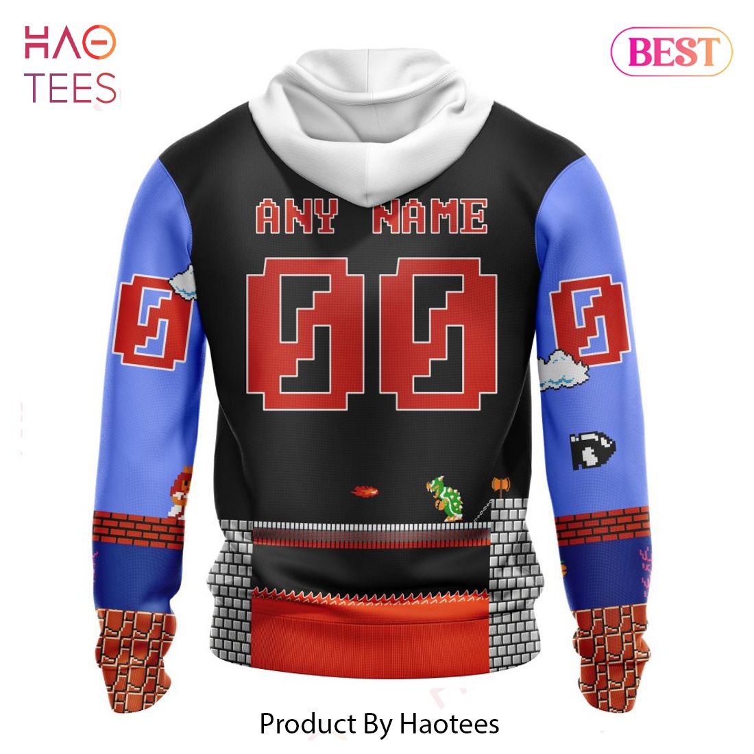 BEST NHL Colorado Avalanche Special Kits With Super Mario Game Design 3D Hoodie BEST NHL Colorado Avalanche Special Kits With Super Mario Game Design 3D Hoodie