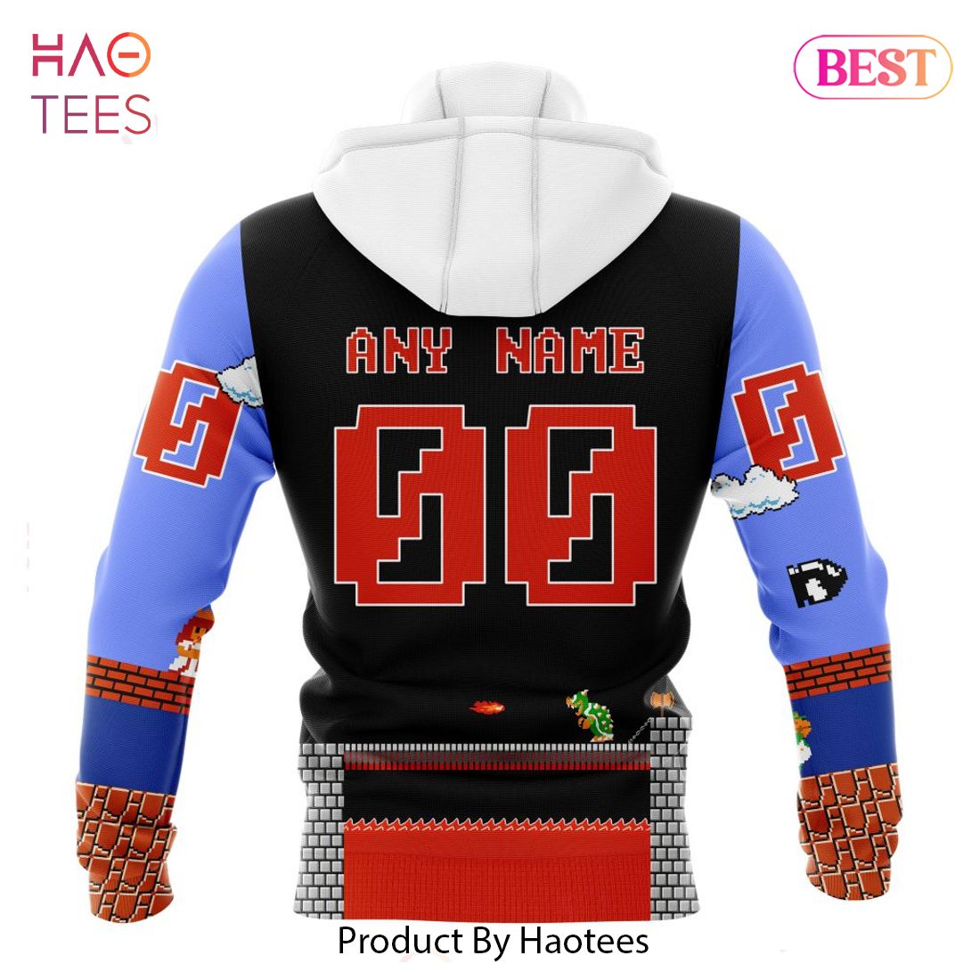 BEST NHL Colorado Avalanche Special Kits With Super Mario Game Design 3D Hoodie BEST NHL Colorado Avalanche Special Kits With Super Mario Game Design 3D Hoodie
