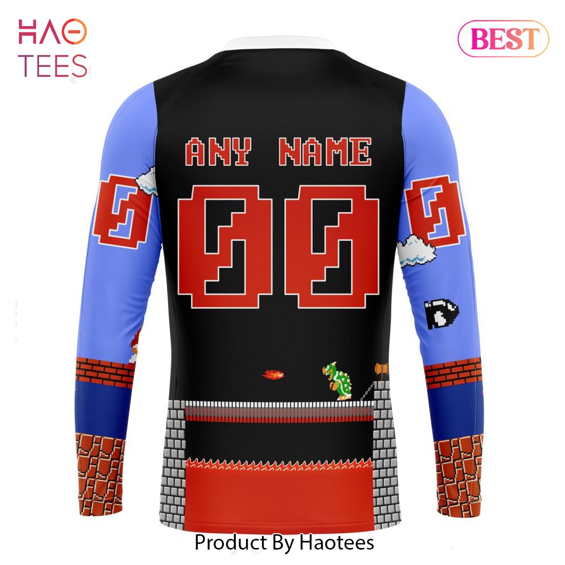BEST NHL Colorado Avalanche Special Kits With Super Mario Game Design 3D Hoodie BEST NHL Colorado Avalanche Special Kits With Super Mario Game Design 3D Hoodie