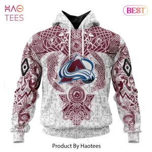 BEST NHL Colorado Avalanche Special Norse Viking Symbols 3D Hoodie