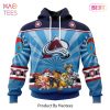 BEST NHL Colorado Avalanche Special Pink Tie-Dye 3D Hoodie