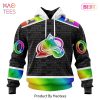 BEST NHL Colorado Avalanche Special Retro Gradient Design 3D Hoodie