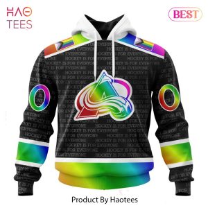 BEST NHL Colorado Avalanche Special Pride Design Hockey Is For Everyone 3D Hoodie