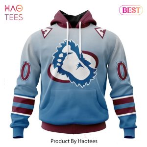 BEST NHL Colorado Avalanche Special Retro Gradient Design 3D Hoodie