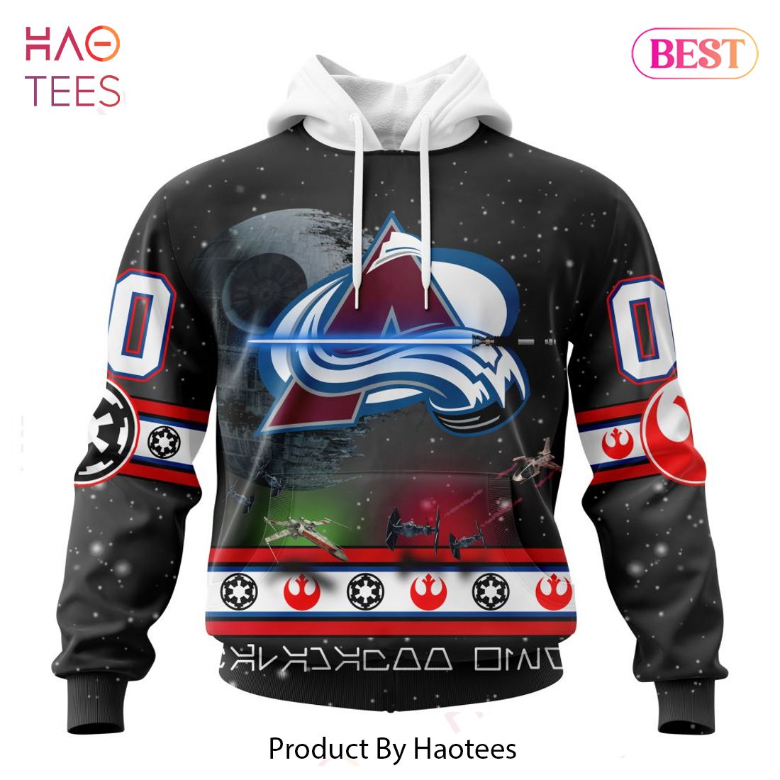 BEST NHL Colorado Avalanche Special Star Wars Design 3D Hoodie