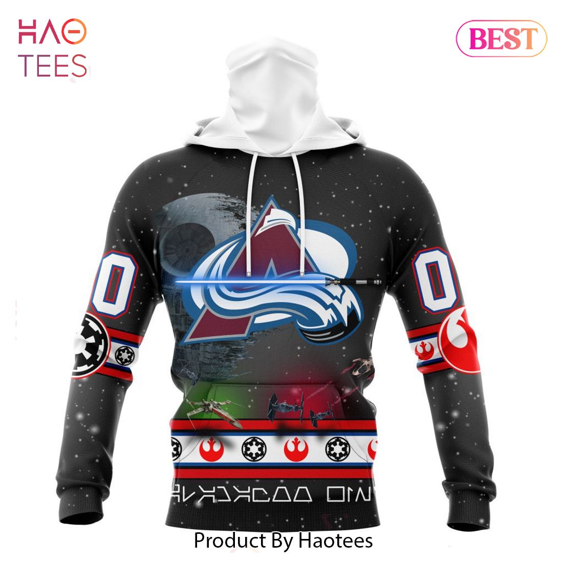 BEST NHL Colorado Avalanche Special Star Wars Design 3D Hoodie BEST NHL Colorado Avalanche Special Star Wars Design 3D Hoodie
