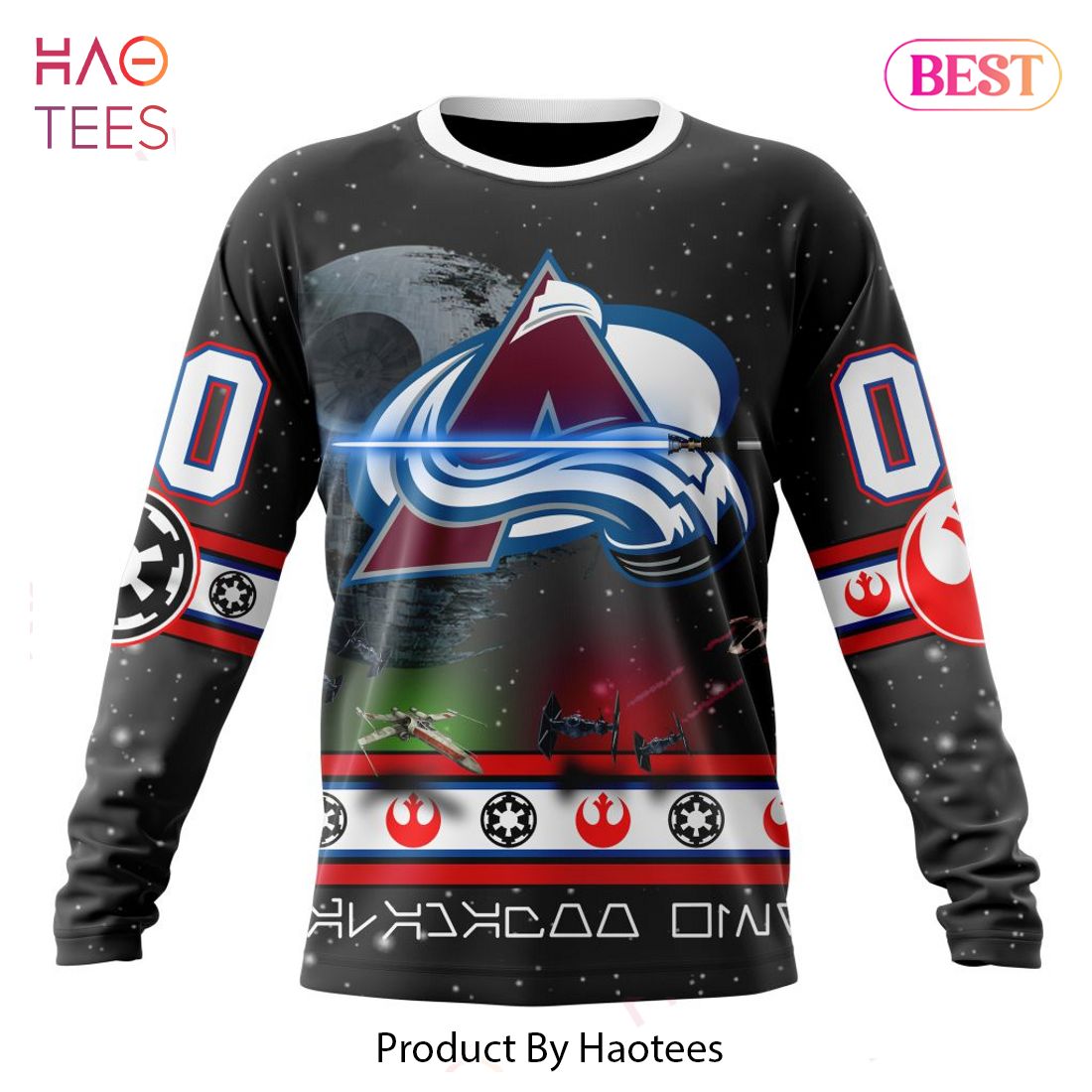BEST NHL Colorado Avalanche Special Star Wars Design 3D Hoodie BEST NHL Colorado Avalanche Special Star Wars Design 3D Hoodie