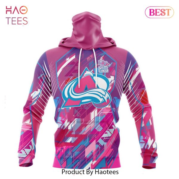 BEST NHL Colorado Avalanche Specialized Design I Pink I Can! Fearless Again Breast Cancer 3D Hoodie
